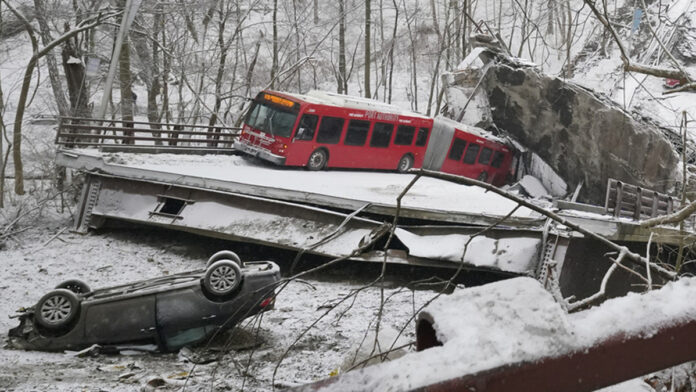 Pittsburgh’s Bridge Collapsed Hours Before The Visit of President Biden