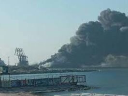 Large Russian Warship Destroyed By Ukraine In Berdyask